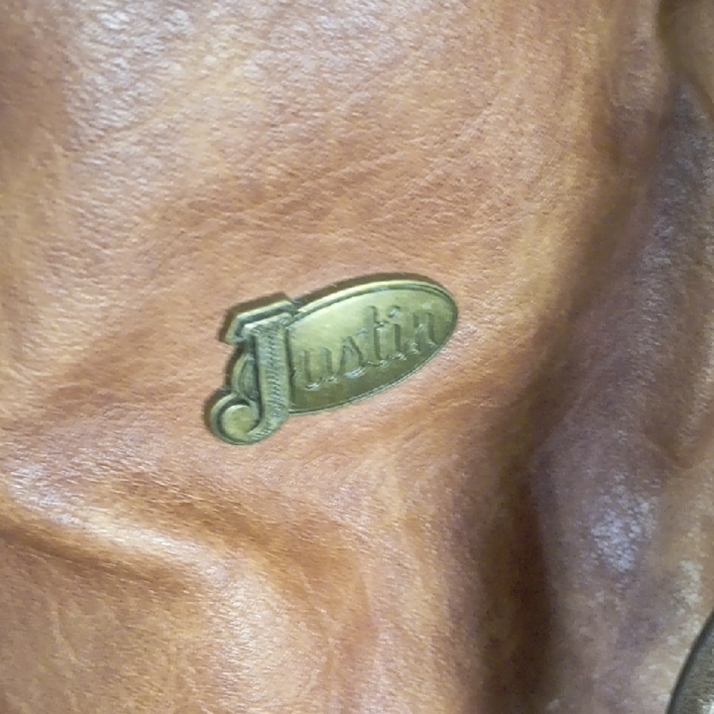 Justin Boots Tan Leather Handbag - Picture 2 of 15